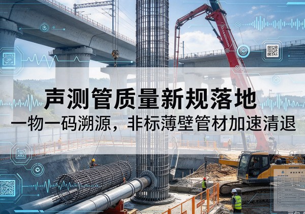 眉县声测管质量新规落地，一物一码溯源，非标薄壁管材加速清退